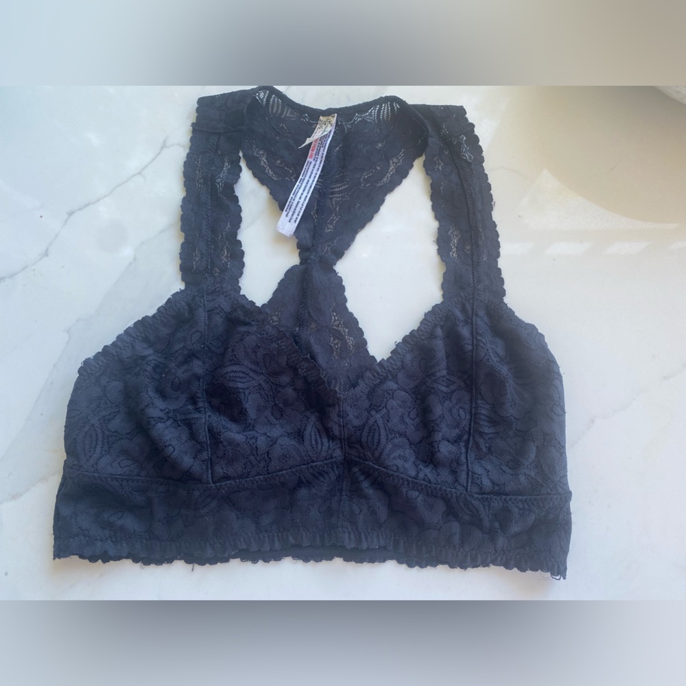 Black Free People lace bra
